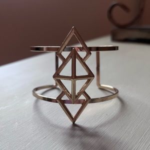 Mi Amore Gold Cuff Bracelet